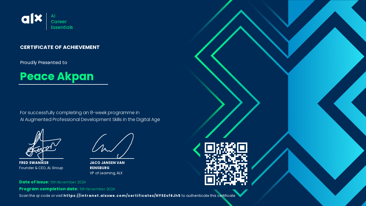 Artificial Intelligence Career Essentials – ALX Africa